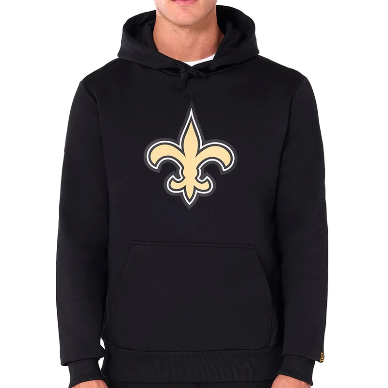 New Era New Orleans Saints NFL Team Logo Hoody Black Hooded Jumper