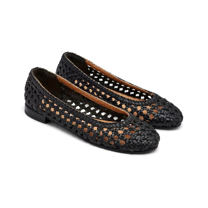 GIOSEPPO Lorain, Women's Mary Jane Flats, Black, 38 EU, Black/White, 6 UK