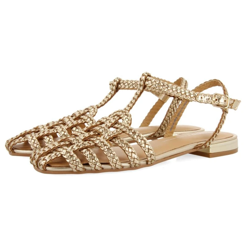 GIOSEPPO Womens Dighton Mary Jane Flat, Platinum, 8.5 UK