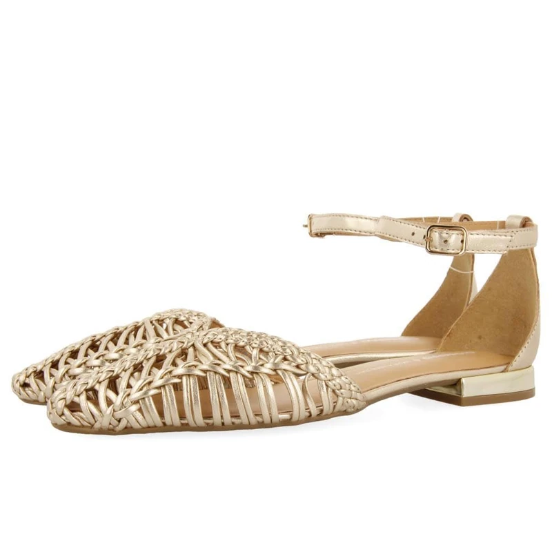 GIOSEPPO Bingham, Women's Mary Jane Flat Shoes, Platinum, 8 UK