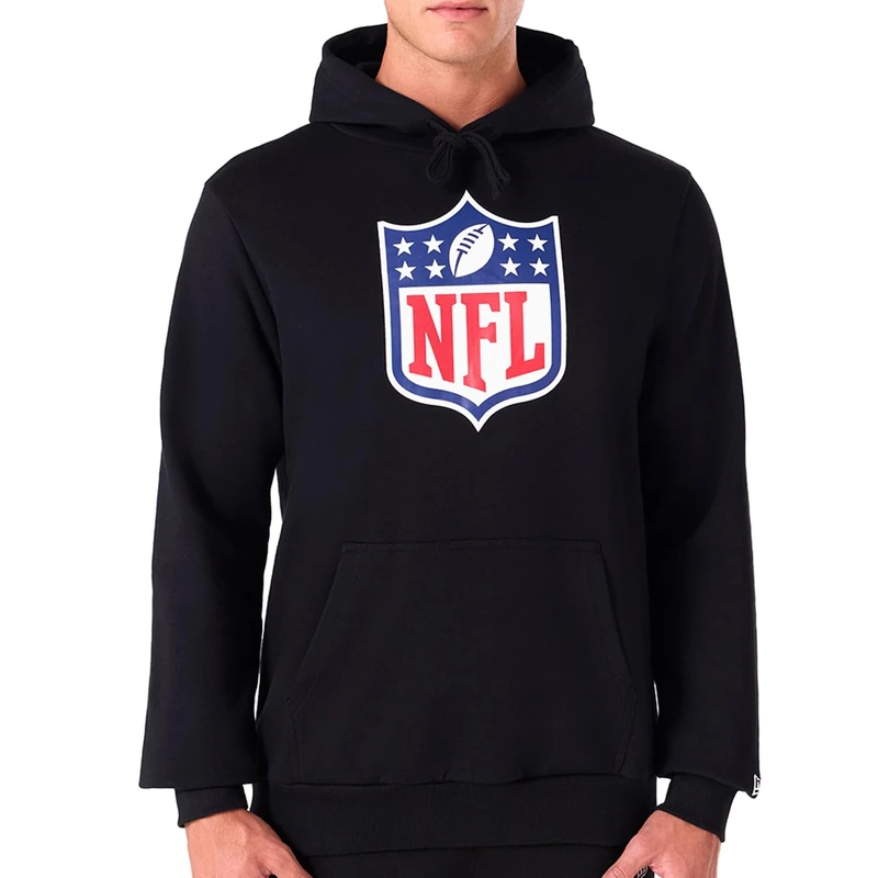 New Era NFL Shield NFL Team Logo Hoody Black Hooded Jumper