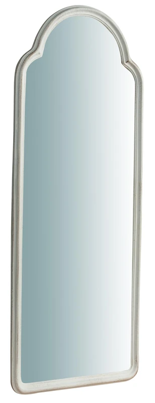 Biscottini - Wall Mirror in Antique White Finish W40xD3xH100 cm - Wall Mirror Bedroom - Mirror with Frame - Vintage Mirror - Image 1