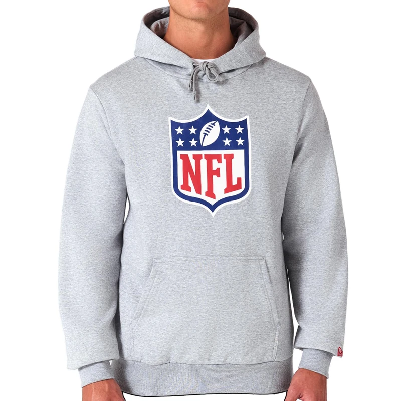 New Era NFL Shield NFL Team Logo Hoody Grey Hooded Jumper