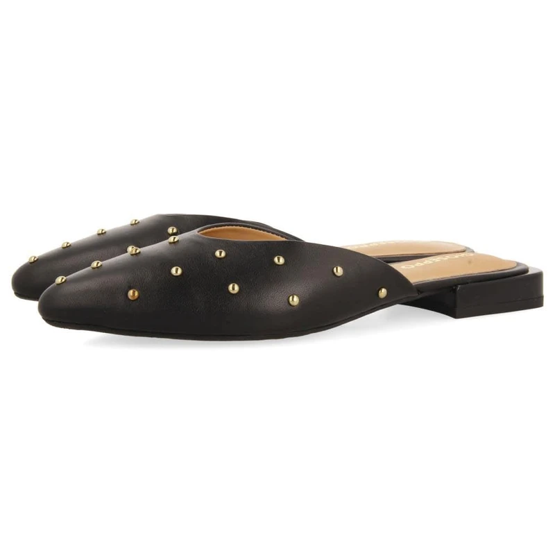 GIOSEPPO LANARK, Women's Mary Jane Flats, Black, 40 EU, Black/White, 8 UK