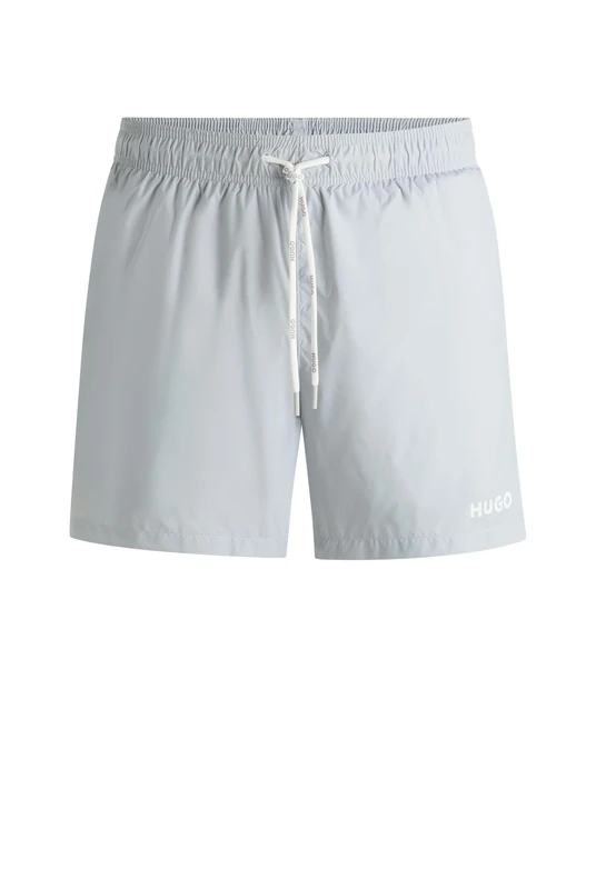 HUGO Men's Haiti 10234766 02 Swim_Short, 50Light/Pastel Grey,