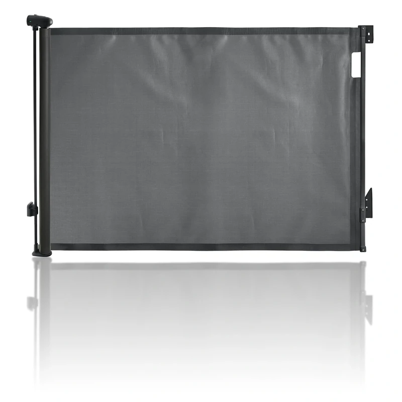 Dreambaby Glide N Hide 90cm Extra Tall, 140cm Wide Retractable Baby Gate - Ideal for Stairs, Doorways & Halls, Durable Mesh, EZY-Check Indicator, Dog & Pet Fence