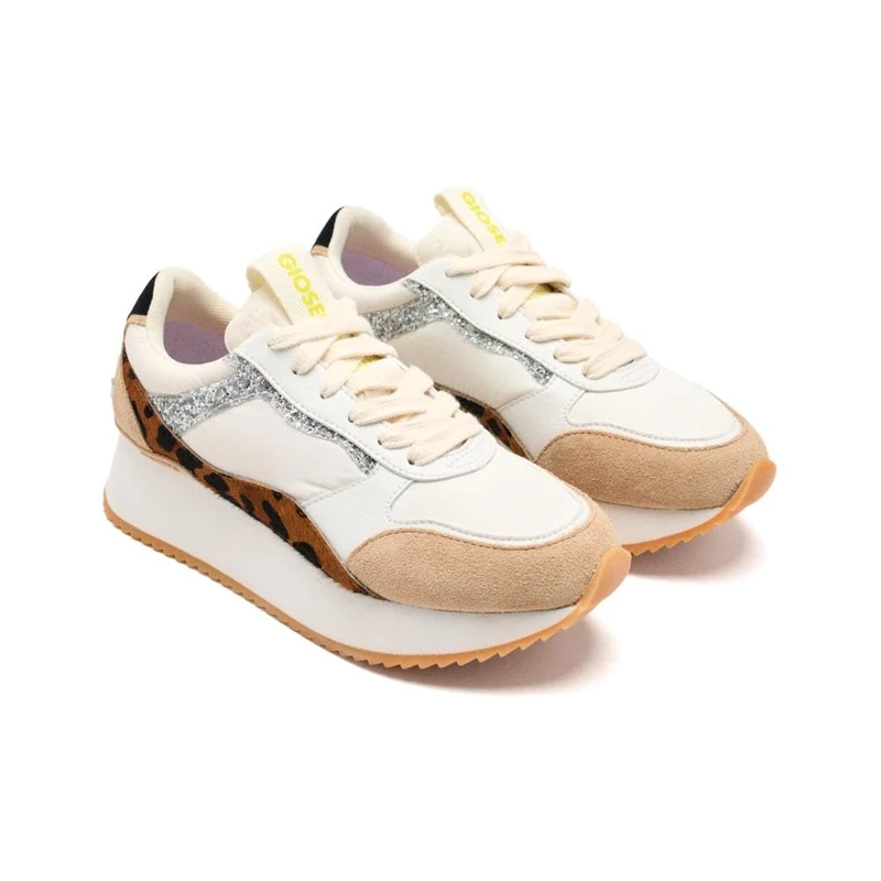 GIOSEPPO Women's Bowdoin Sneaker, Leopard, 6 UK