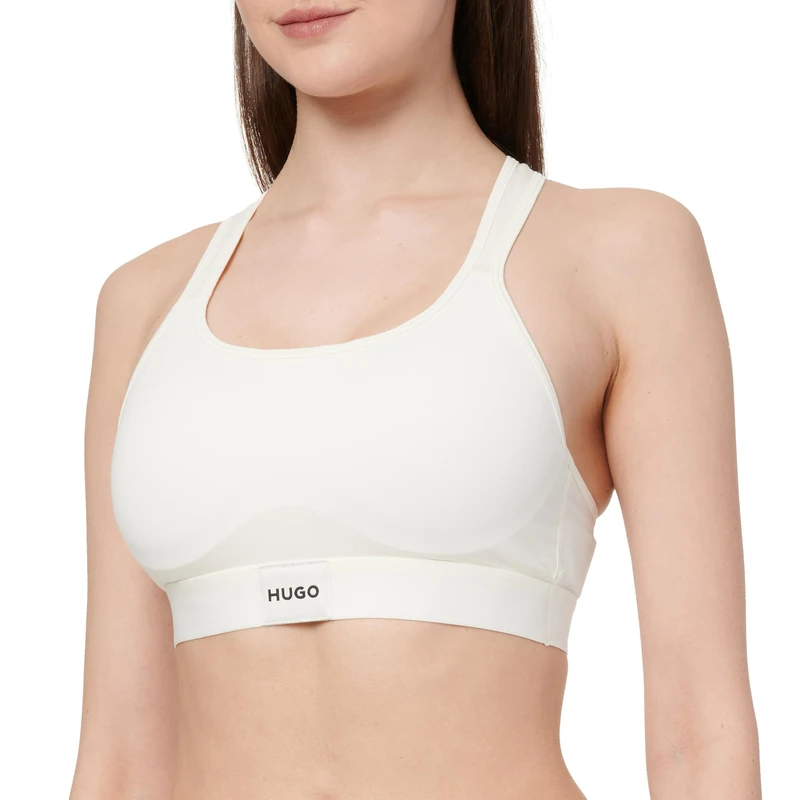HUGO Women's Bralette PAD.RED LAB 10241852 Bralet, 102Natural, 3XL