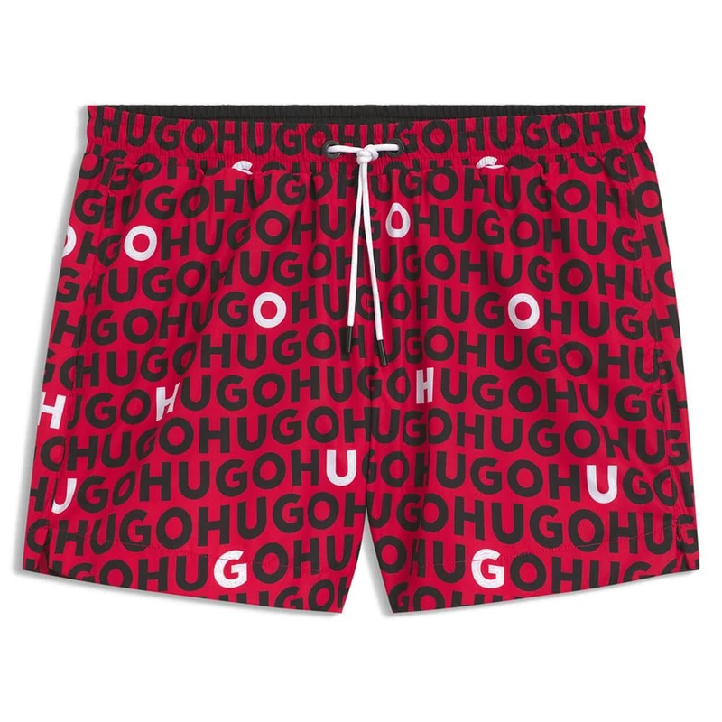 Hugo Men's Tortuga 10262303 01 Swim_Short, 612Medium Red,
