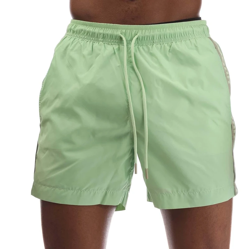 HUGO Men's FAB 10234766 01 Swim_Short, 396Open Green,