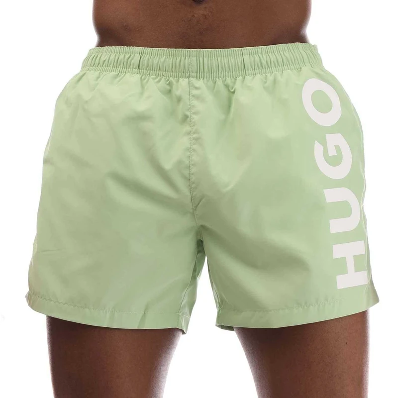HUGO Men's ABAS 10257691 01 Swim_Short, 396Open Green,