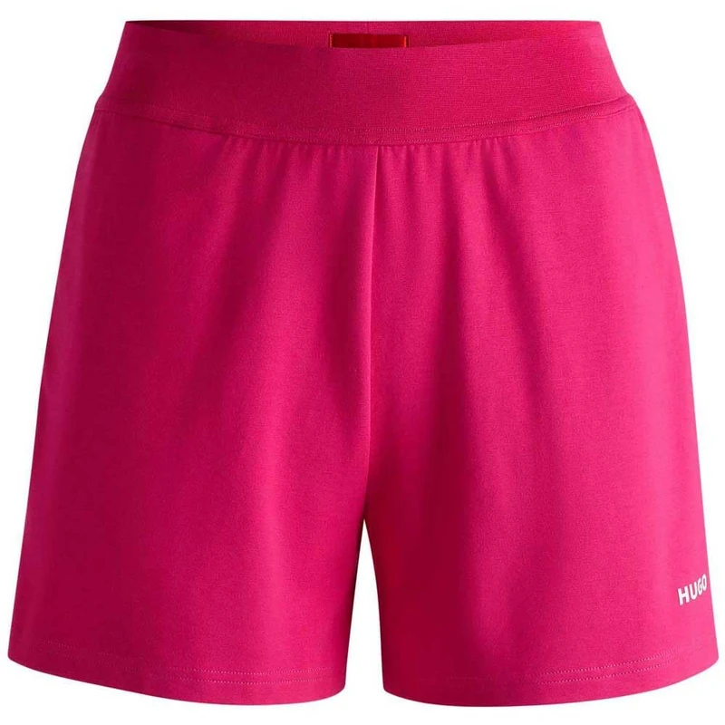 HUGO Women's Shuffle_Shorts 10249155 01 Loungewear_Short, 675Bright Pink,
