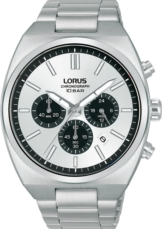 Lorus Silvertone Chronograph Watch RT369KX9