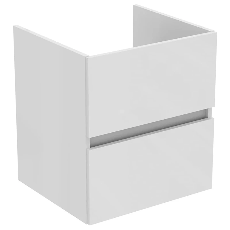 Ideal Standard Bathroom Vanity Units Eurovit+ 50cm wall mounted vanity unit with 2 drawers, R0256WG, White