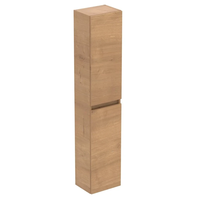 Ideal Standard Bathroom Storage Cabinet Eurovit+ 30cm tall bathroom cabinet unit with 2 doors, R0268Y8, Natural Oak