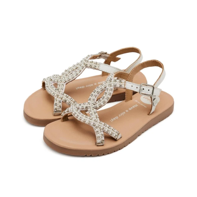 GIOSEPPO KOMENSKY, Flat Sandals, White, 35 EU, white, 2.5 UK