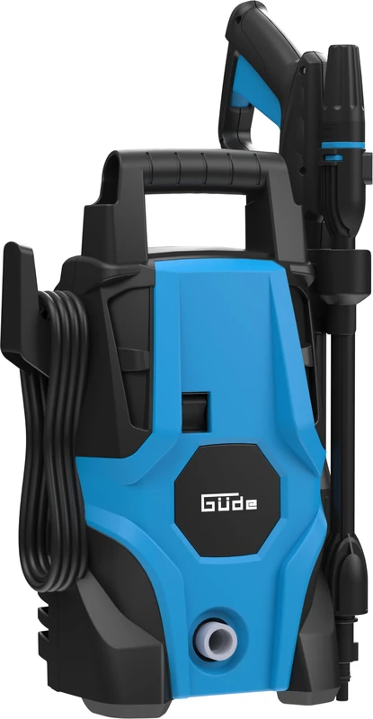 Güde Pressure Washer GHD 1400-105 (230 V, 1400 W, 105 bar max. pressure, 426 l/h max. flow volume, 50 °C max. water temperature, incl. 5 m HD hose, gun & lance, vario nozzle, dirt blaster and soap - Image 1