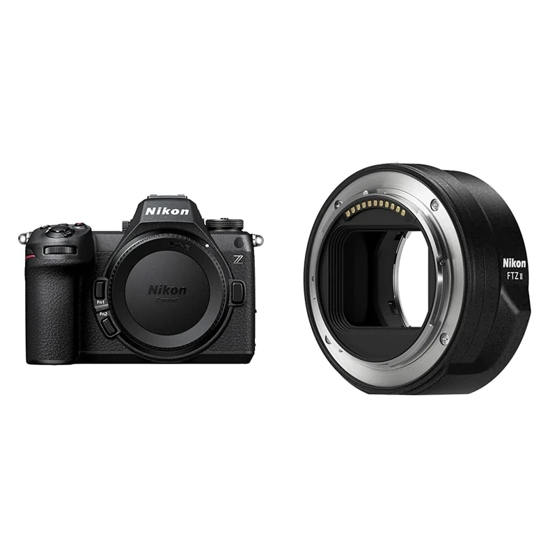 Nikon Z6III Mirrorless Camera + FTZ II Adapter - Black