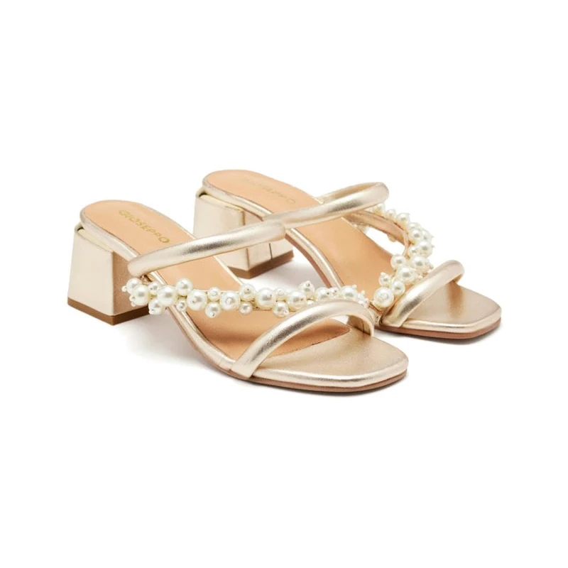 GIOSEPPO Women's Chilmark Sandal, Platinum, 3.5 UK