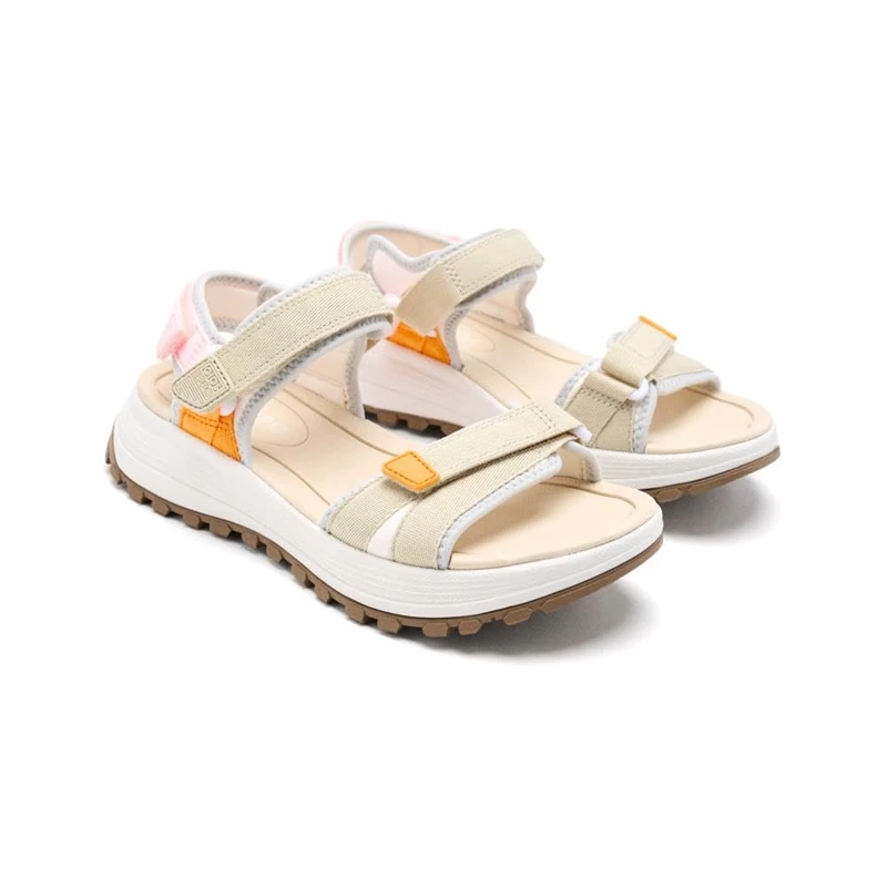 GIOSEPPO Montville Platform Sport Sandals, ivory white, 7 UK