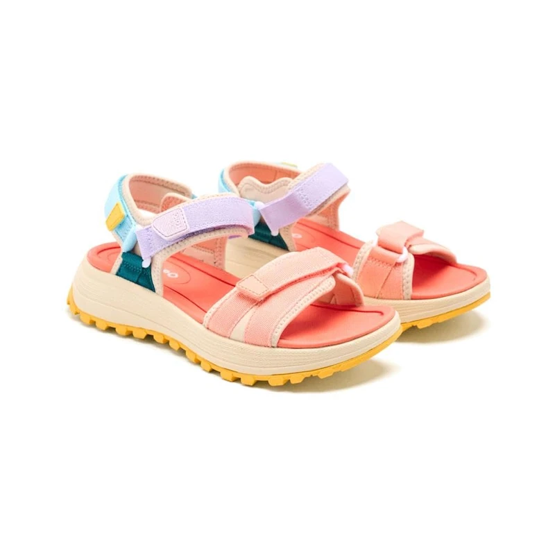 GIOSEPPO Montville Platform Sport Sandals, coral garden, 7 UK