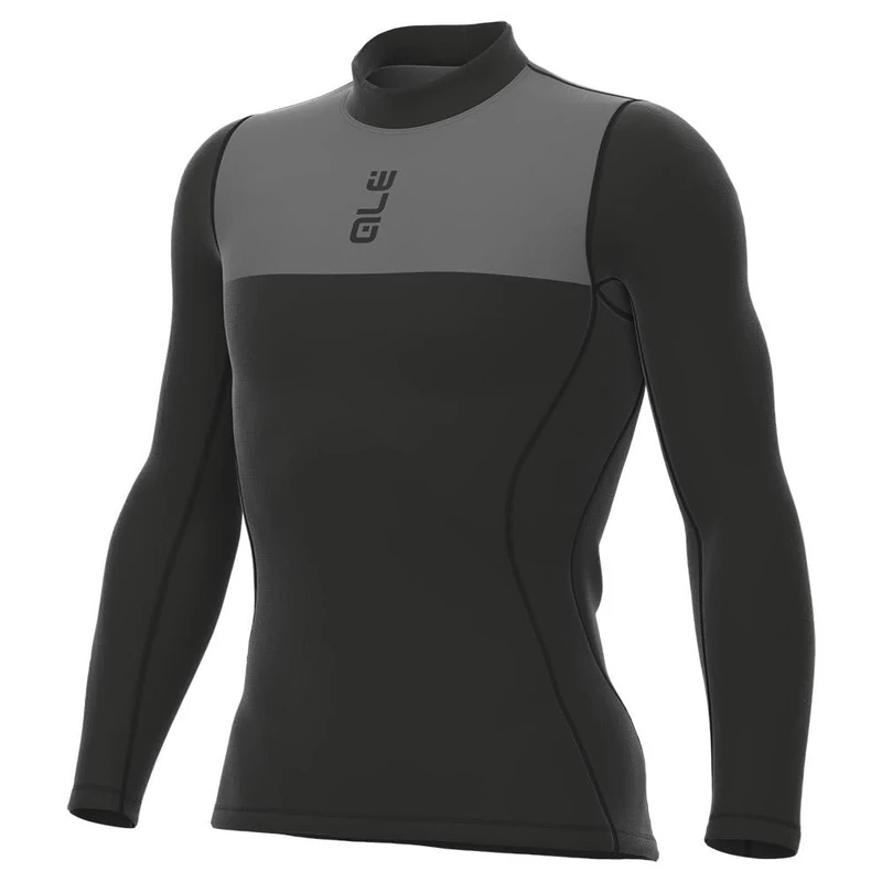 Alé Cycling Men's Intimo Impatto Long Sleeve Baselayer, Black, M/L