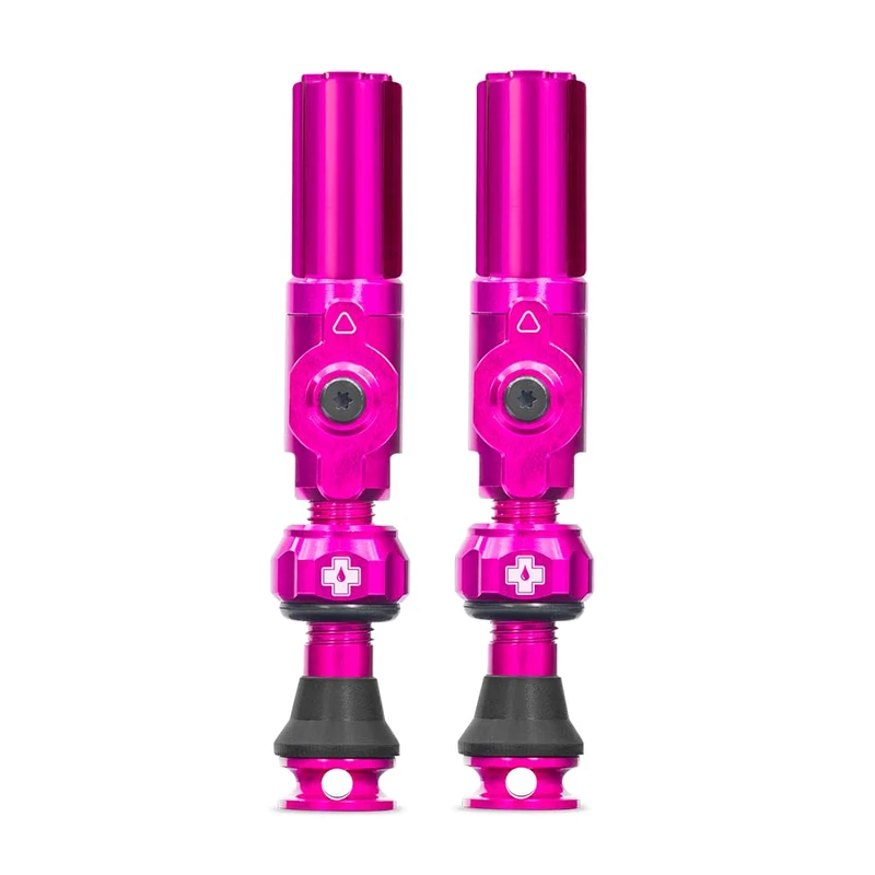 Muc-Off Big Bore Hybrid Tubeless Valves - 35mm Pink
