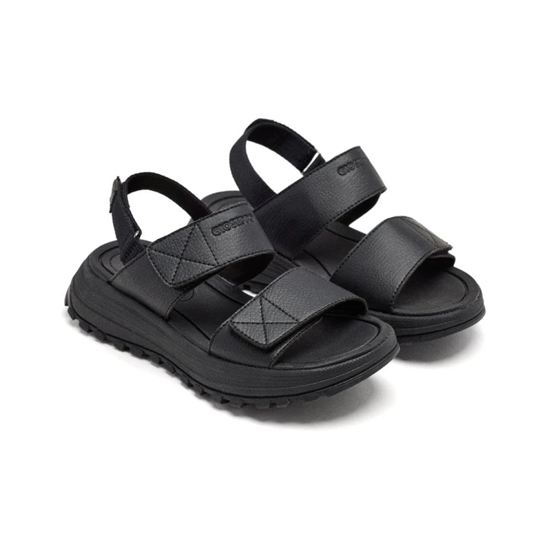 GIOSEPPO Lunenburg Platform Sport Sandals, Black/White, 7 UK