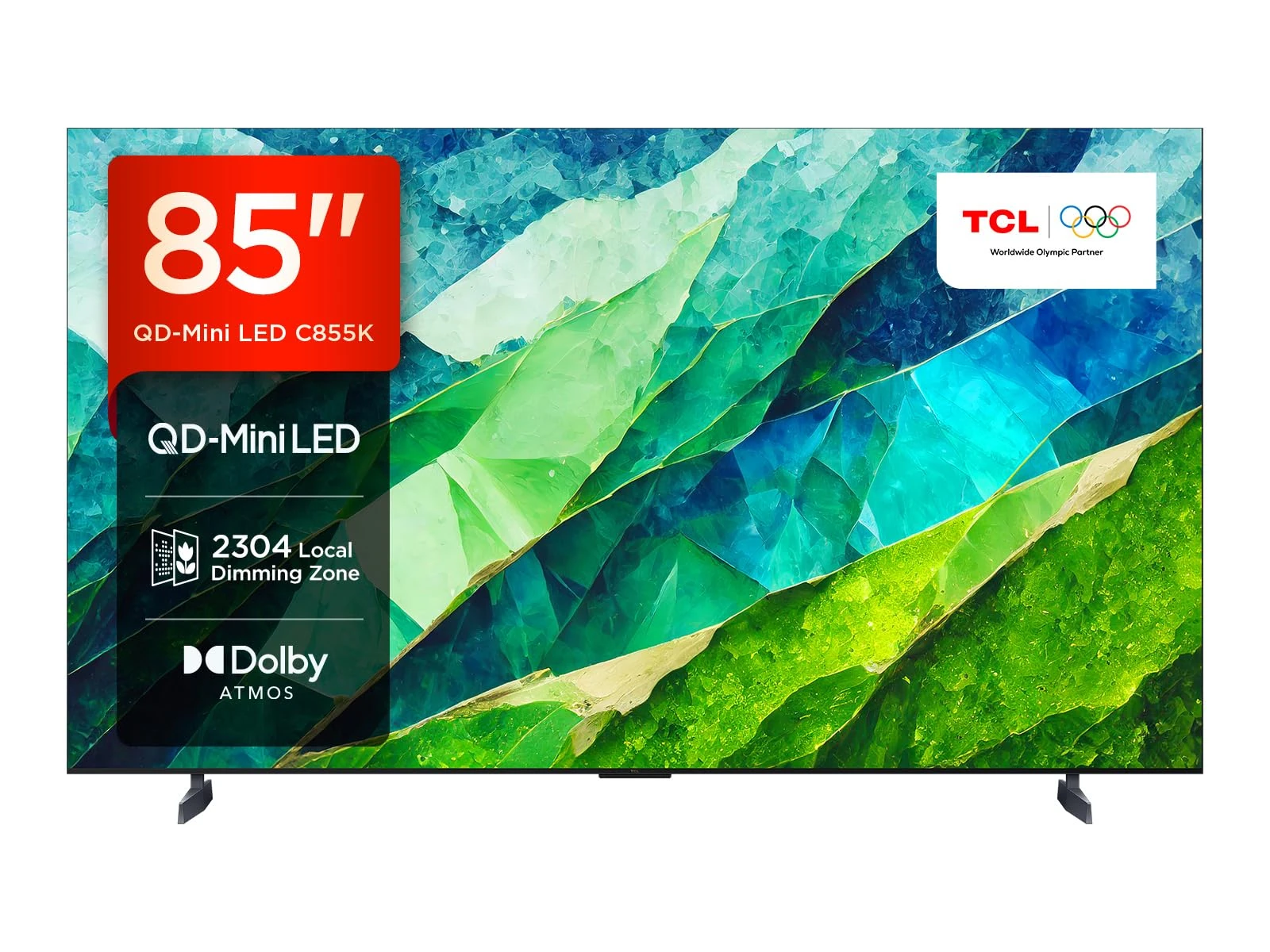 TCL 85C855K 85-inch QLED Mini LED TV, QLED PRO, 4K HDR Premium 3500nits, Smart TV Powered by Google TV (Dolby Vision & Atmos, Onkyo 2.2.2 sound system, 144Hz Motion Clarity Pro)