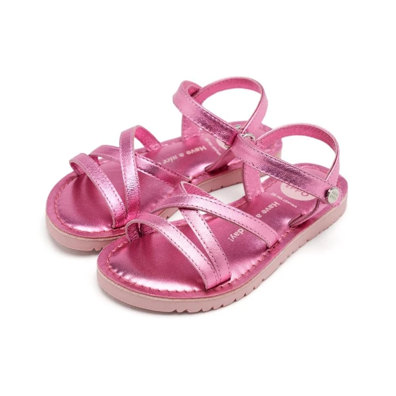 GIOSEPPO Girl's Tolland Flat Sandal, pink, 6 UK