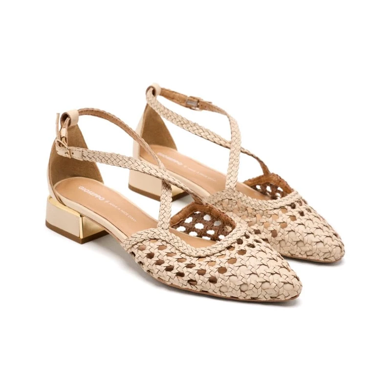 GIOSEPPO BRILLION, Women's Sandal, Off-White, 37 EU, ivory white, 5 UK