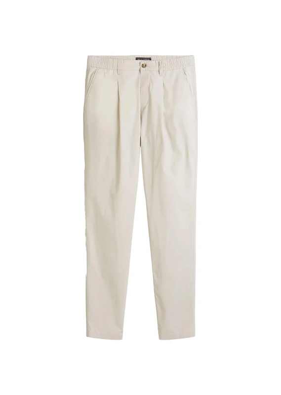 Marc OߴPolo Men's Tapered Fit Trousers with Stretch, Beige (Gray Silk), W38/L32