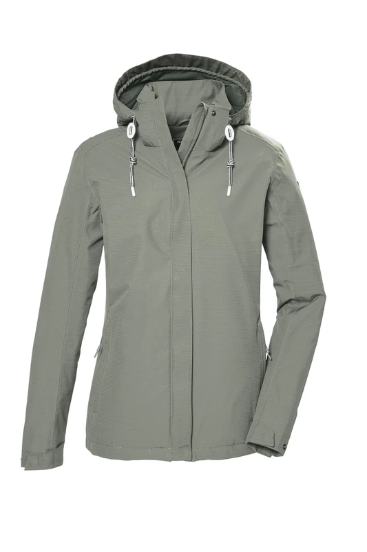 Killtec Women's Kos 61 Wmn Jacket Functional Jacket Waterproof Outdoor Jacket with Removable Hood - Image 1