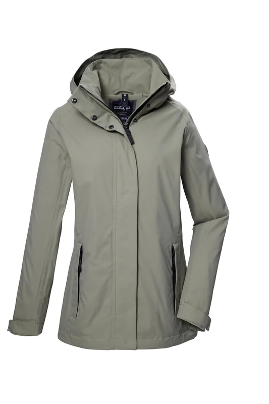 G.I.G.A. DX Women's Gs 53 Wmn Jckt Functional waterproof outdoor jacket with zip-off Hood, Helloliv, 44 (EU)