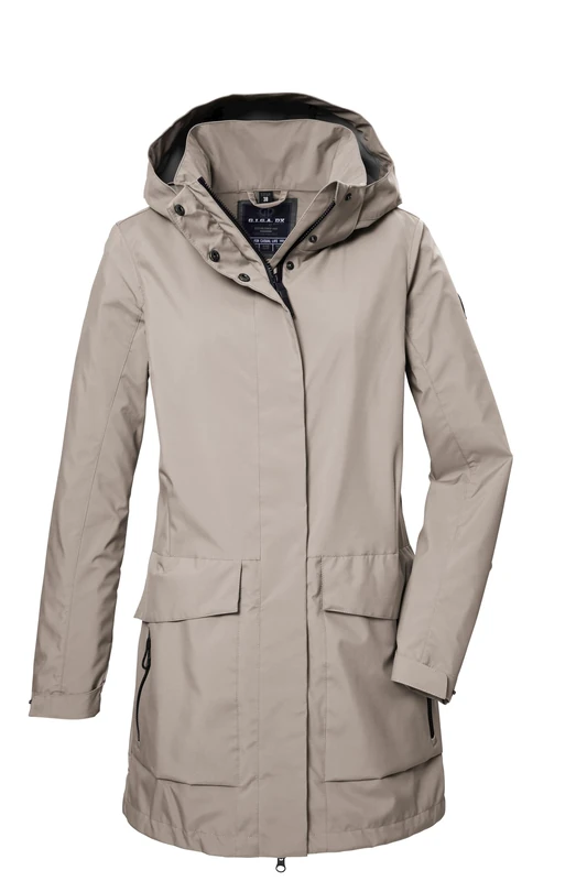 G.I.G.A. DX Women's Gs 95 Wmn Sftshll Prk Parka with Zip-Off Hood/Softshell Jacket, Light Sand, 44 (EU)