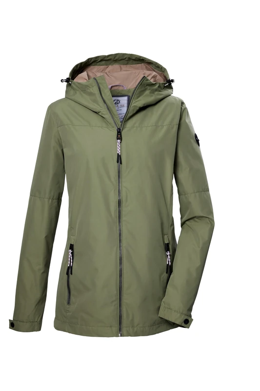 G.I.G.A. DX Women's Gs 71 Wmn Jckt Functional Outdoor Jacket with Hood, Pale Olive, 46 (EU)