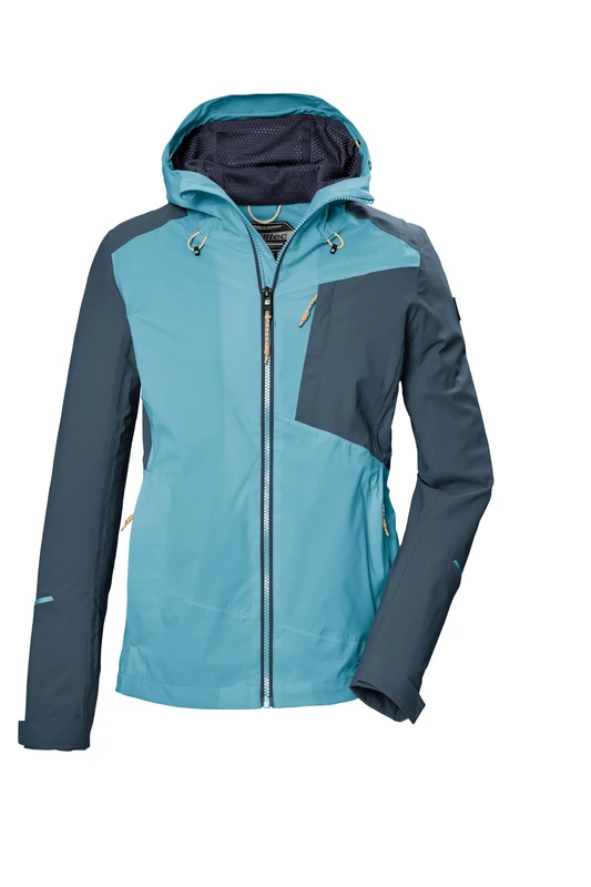 Killtec Women's Kos 83 Wmn Jckt Functional waterproof, outdoor jacket with Hood, Bali blue, 36 (EU)