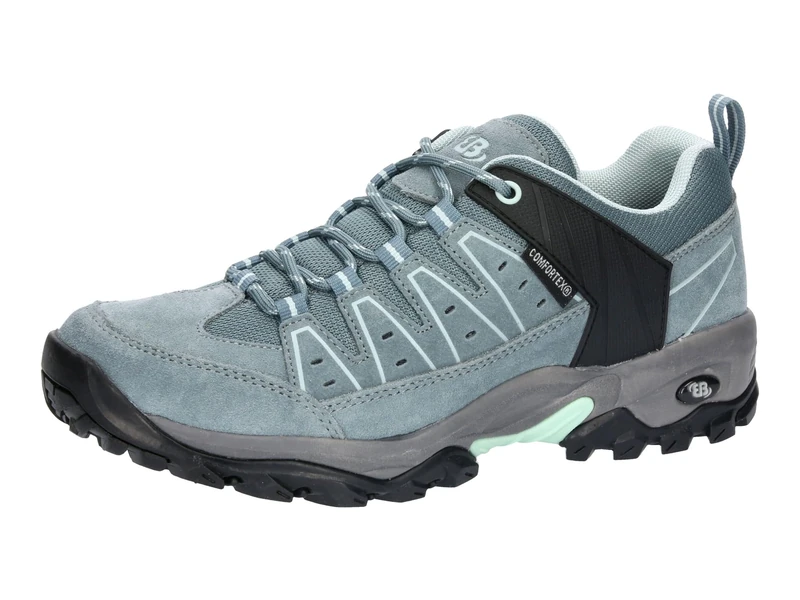 Brütting Unisex's Mount Pinos Low Trekking Shoes, Turquoise Black, 8 UK