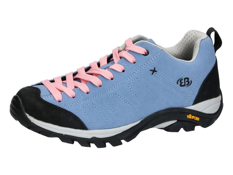 Brütting Unisex Claremont Trekking Shoes, Blue/Pink, 38 EU, Blue Pink, 6 UK