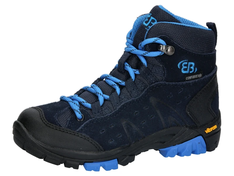 Brütting Unisex Children's Mount Bona High Trekking & Hiking Boots, navy blue, 11.5 UK Child
