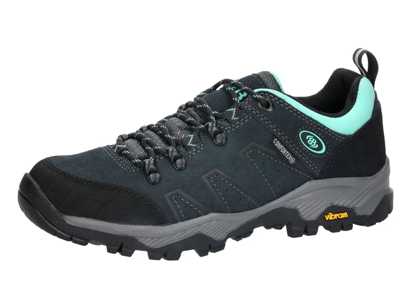 Brütting Unisex Mount Princeton Low Trekking Shoes, Navy/Turquoise, 42 EU, Navy Turquoise, 8 UK