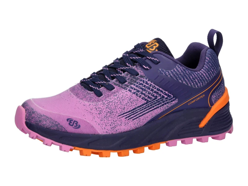 Brütting Unisex Mount Batur Trekking Shoes, Pink, Purple, Orange, 8 UK