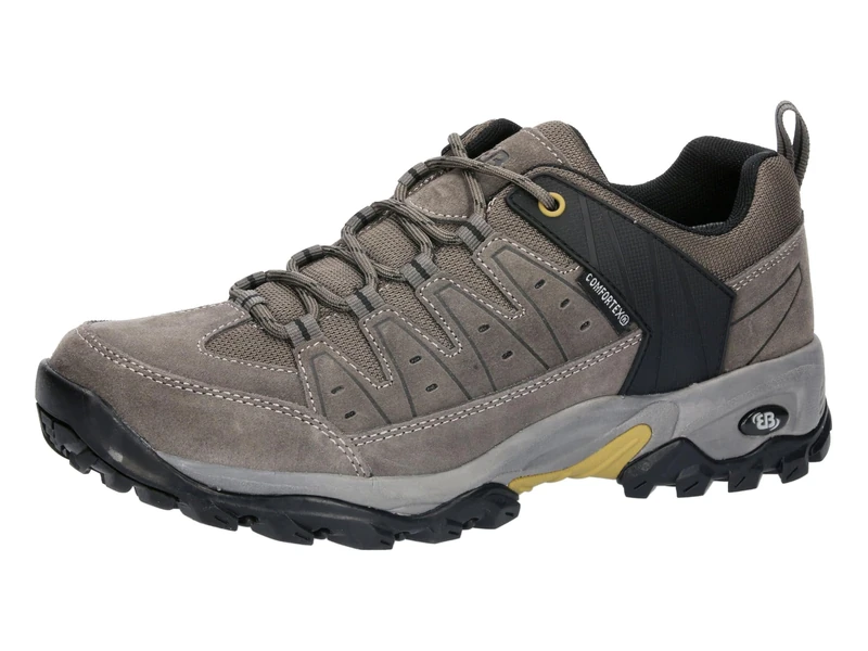 Brütting Unisex Mount Pinos Low Trekking Shoes, Brown/Black, 39 EU, Brown Black, 7 UK