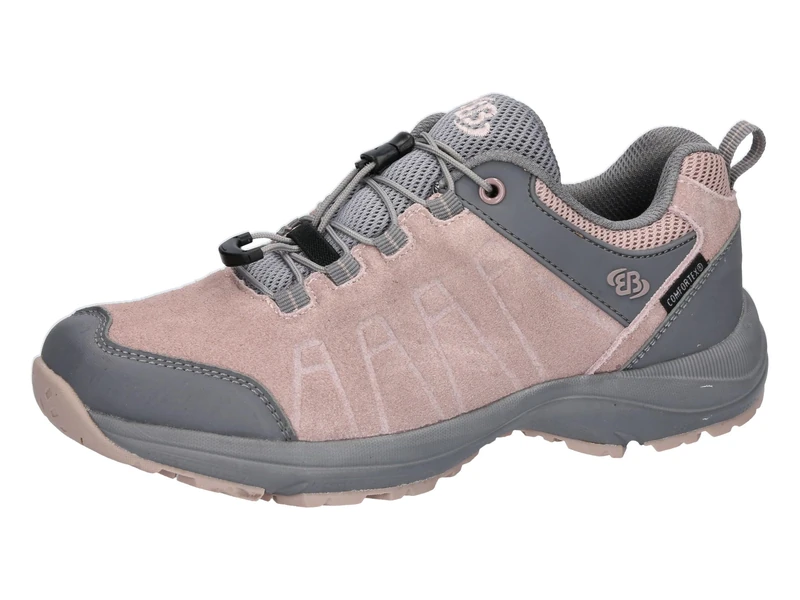 Brütting Unisex Mount Harvard Low Trekking Shoes, Pink/Grey, 43 EU, Pink Grey, 9 UK