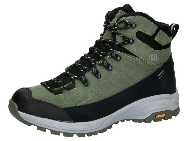 Brütting Unisex Mount Sellery Trekking Boots, Olive/Black, 36 EU, Olive black, 4 UK