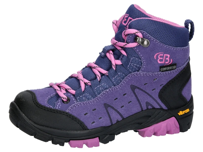 Brütting Unisex Children's Mount Bona High Trekking & Hiking Boots, Purple pink, 12.5 UK Child