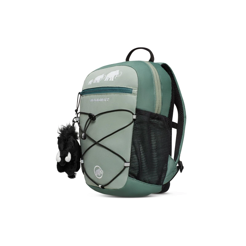 Mammut First Zip 8 | Hiking Backpack for Girls & Boys, For Kids Ages 2-9, With Cute Soft Toy | 8 l, Jade-Dark Jade - Image 1