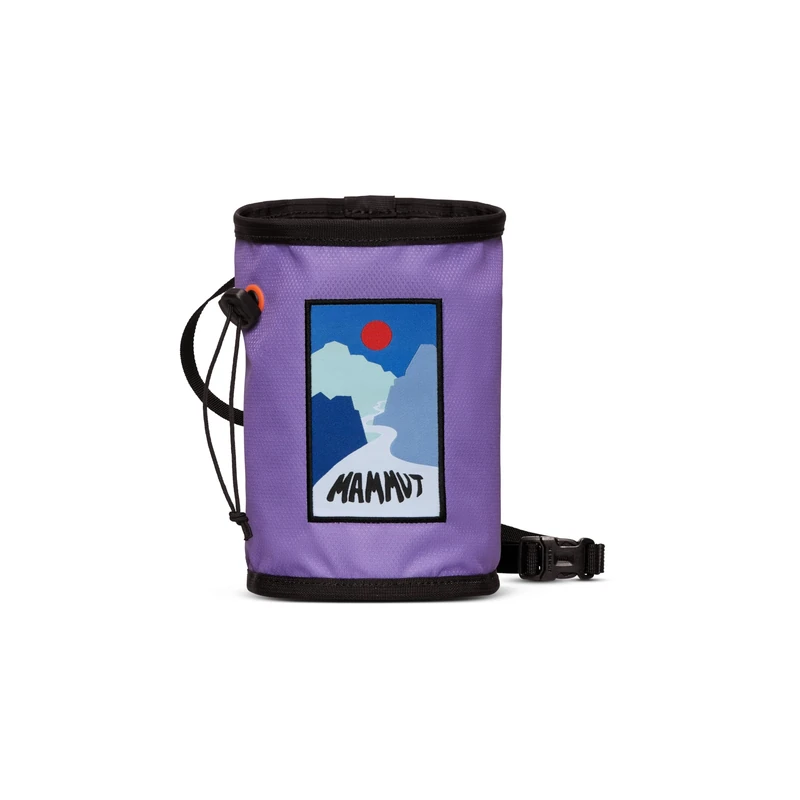 Mammut Gym Print Chalk Bag | Climbing Accessories, With Brush Holder & Phone Pocket | One Size, Lavandin