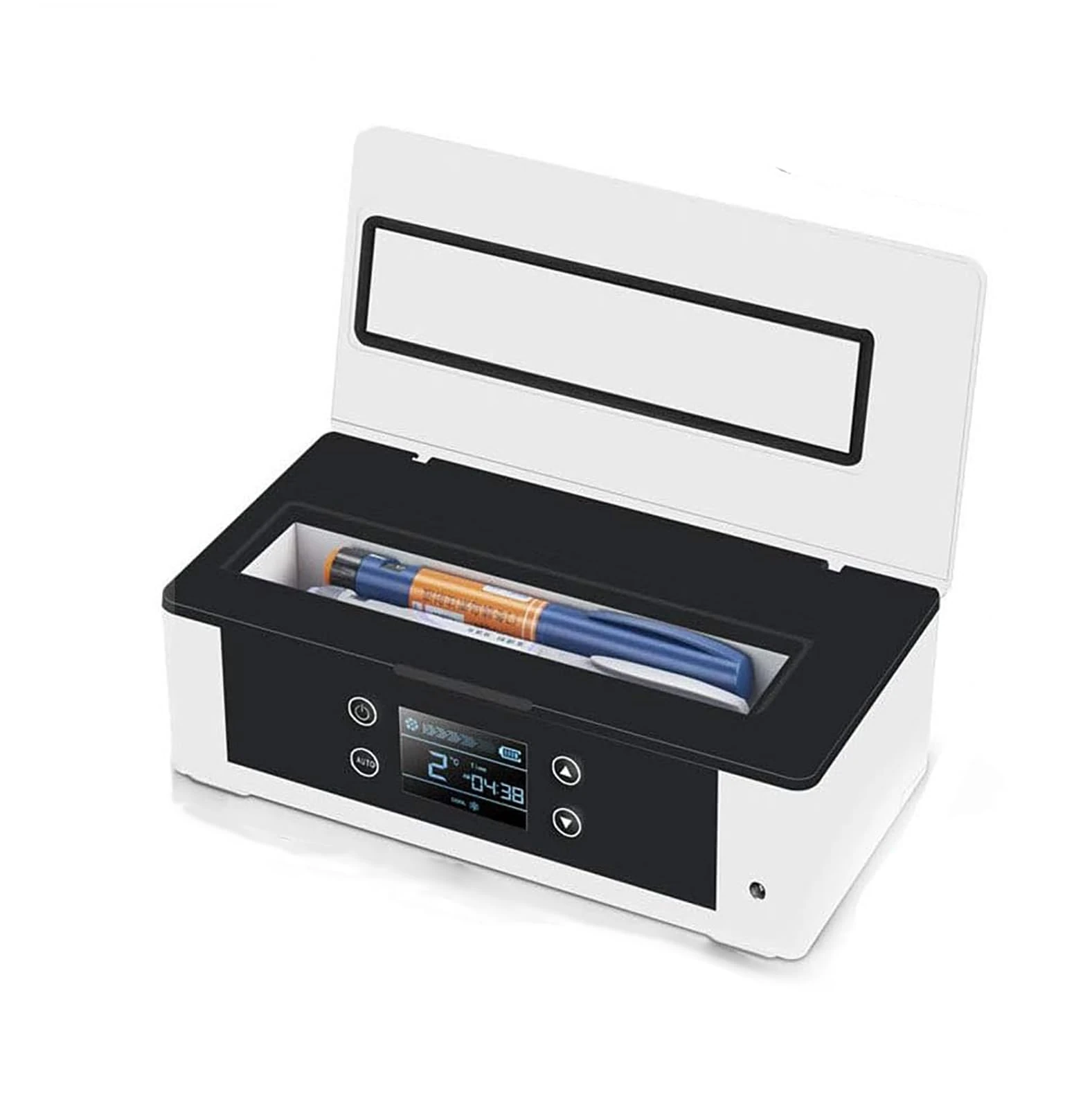 Portable Insulin Travel Bag Cool Box Refrigerator Portable Insulin Cooler, Car Refrigerator, Small Suitcase, Accurate Temperature Control at 2-8°C, Small Electric Cooler Box,