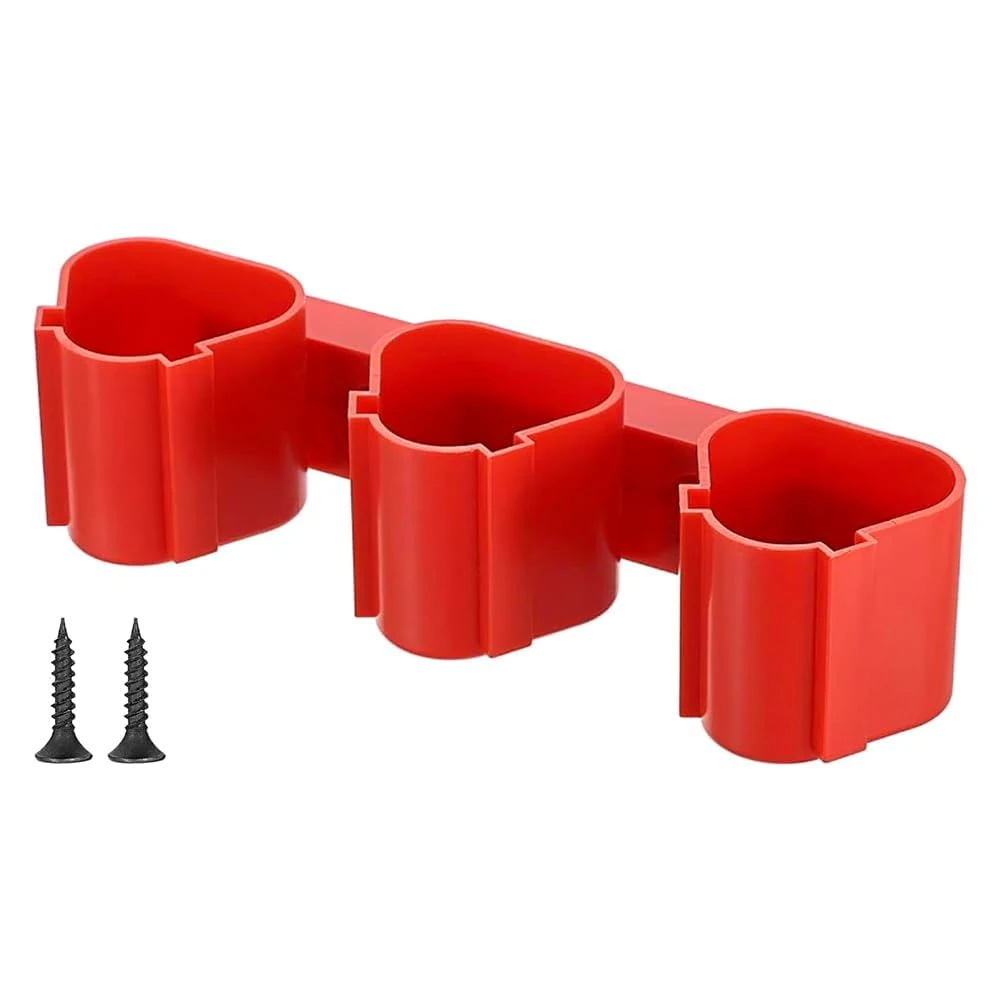 Namvo Battery Holder for Milwaukee 12V Wall Mount 3 in 1 Battery Storage Bracket